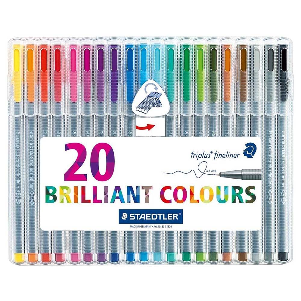 Staedtler - Triplus Fineliner Pen Set (20pcs)