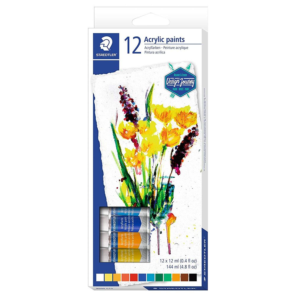 Staedtler - Coloring Acrylic Tubes 12pcs