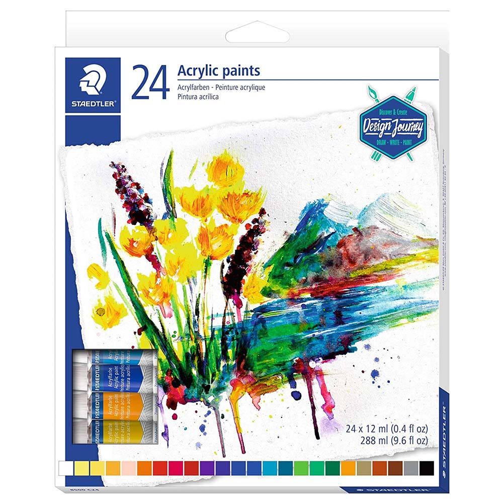 Staedtler - Coloring Acrylic Tubes 24pcs