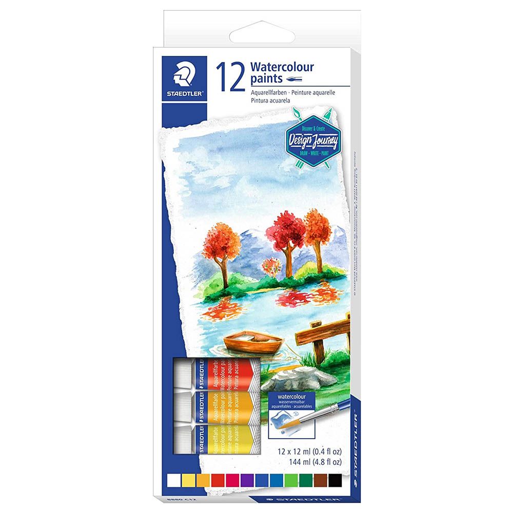 Staedtler - 12 Water Coloring Paint Tubes