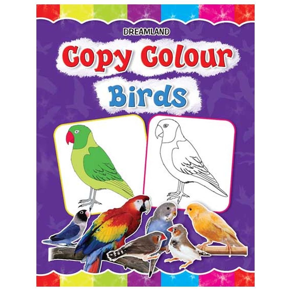 Copy Colour Book - Birds