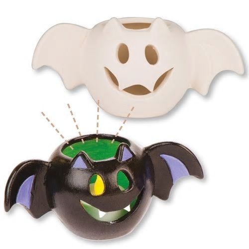 Baker Ross - Bat Ceramic Tealight Holders - Box of 4