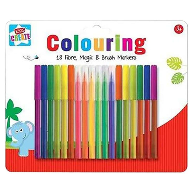 Kids Create - Act, 18 Colouring Pens