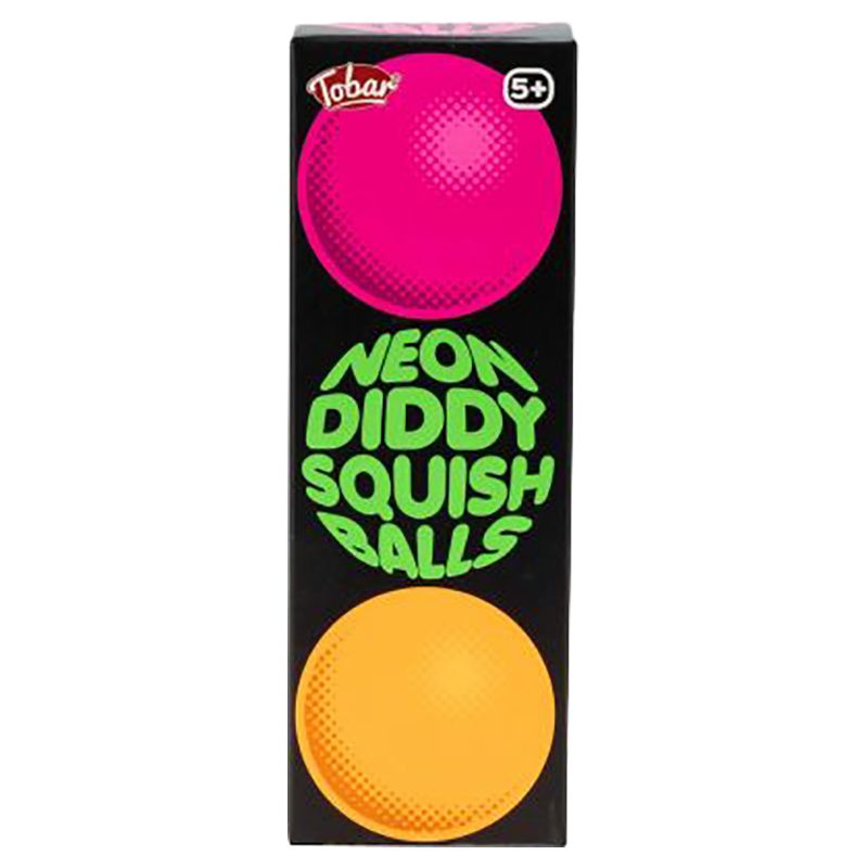 Tobar - Neon Diddy Squish Balls - Pack of 3