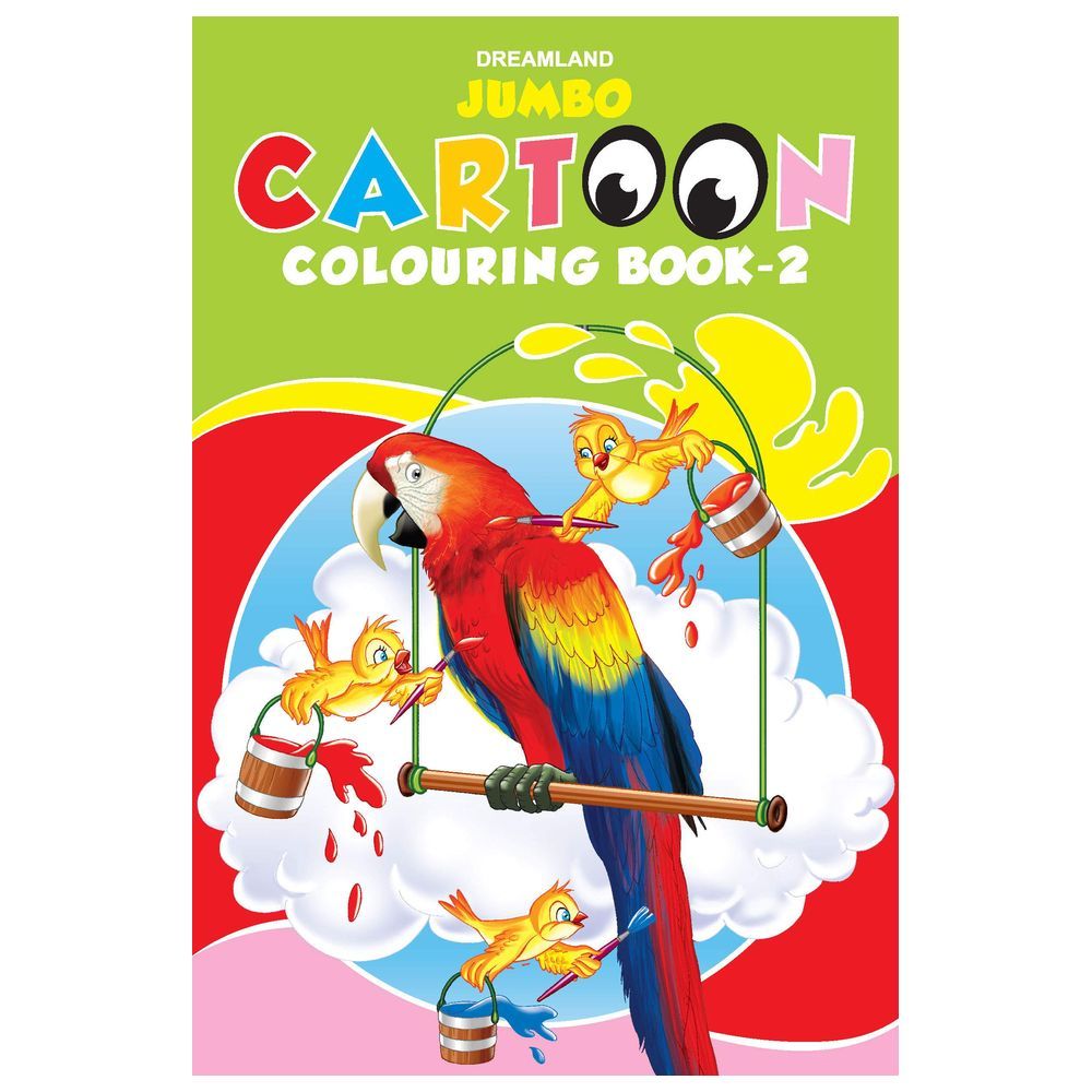 Jumbo Cartoon Colouring Book - 2