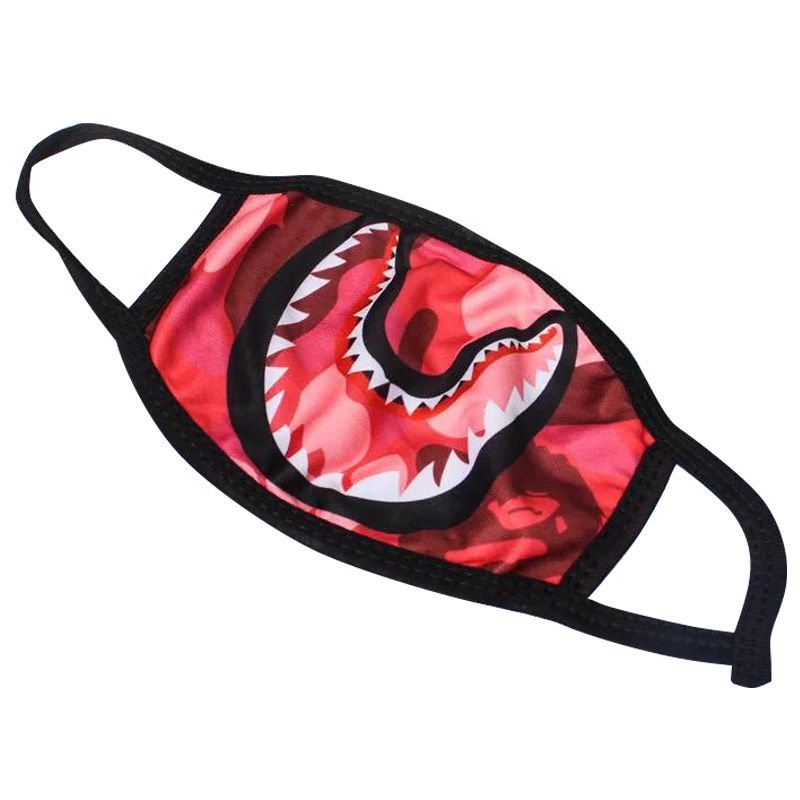 Face Mask - Face Cover - Red/Black