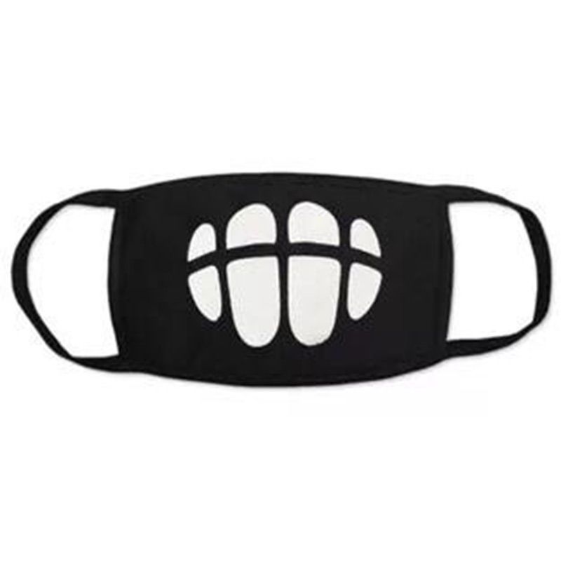 Face Mask - Face Cover - Black/White