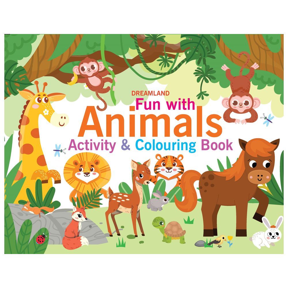 Fun With Animals Activity & Colouring Book