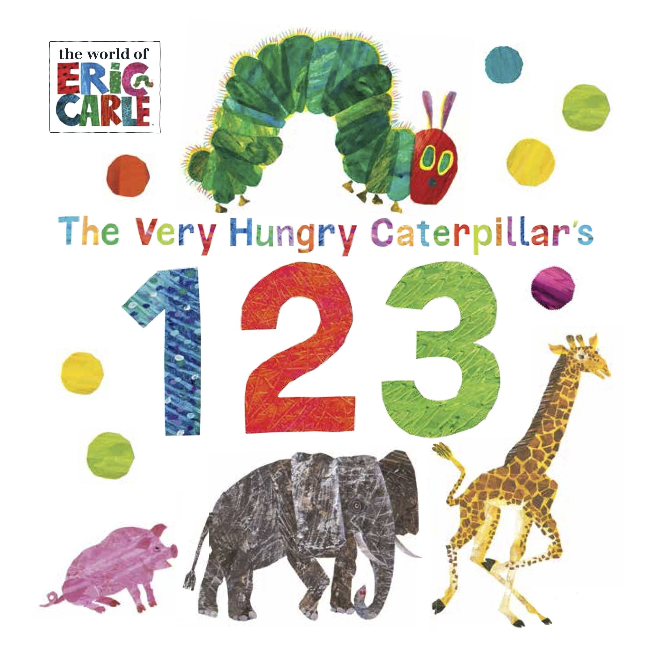 كتاب الأرقام الإنحليزية The Very Hungry Caterpillar