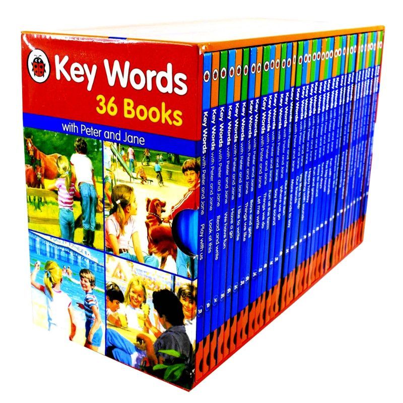 Ladybird Key Words With Peter and Jane 36 Books Set