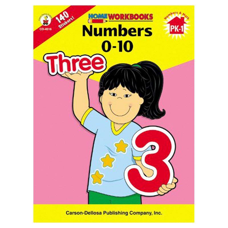 كتاب Numbers 0-10 Grades PK-1