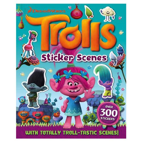 كتاب Trolls Sticker Scenes من كتب ايغلو