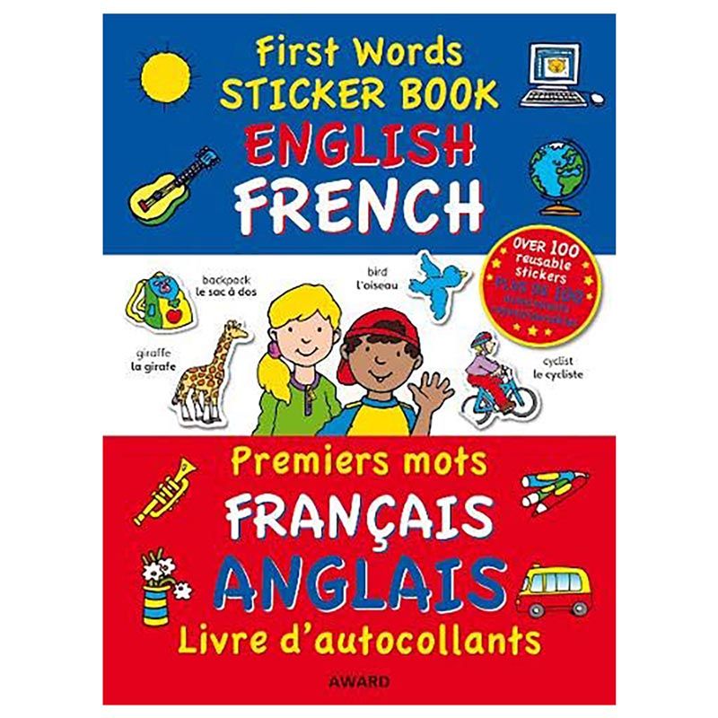 First Words Sticker -Eng/French