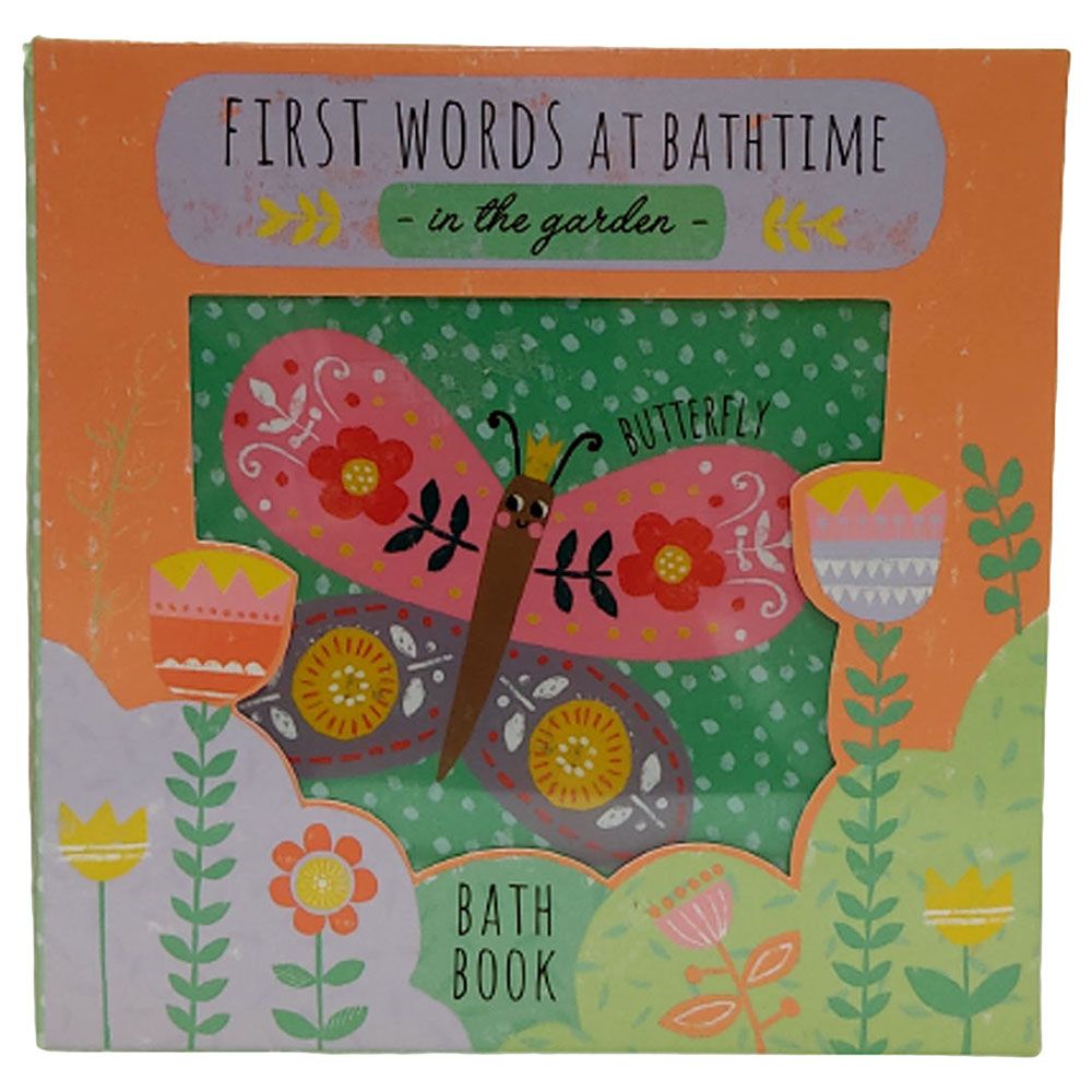 Bath Book In A Box: First Words In The Garden