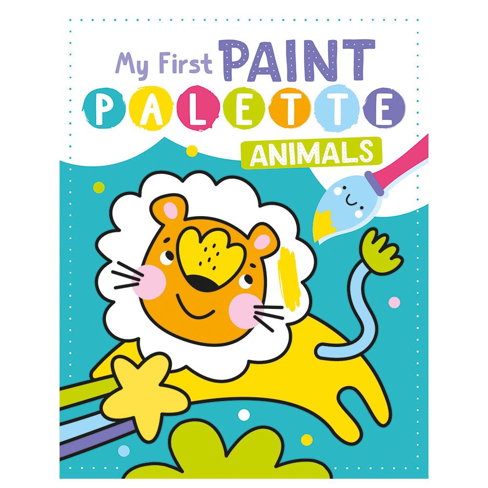 My First Paint Palette Activity Book - Animals