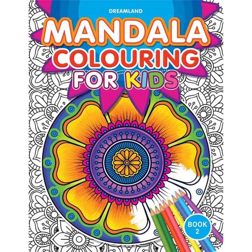 Mandala Colouring Book For Kids - Book 2