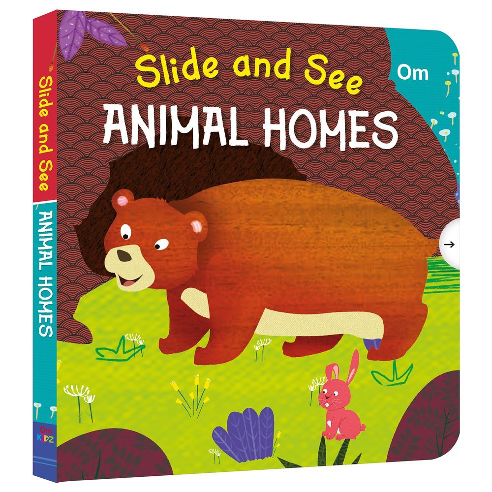 كتاب Om : Slide And See Animals Homes