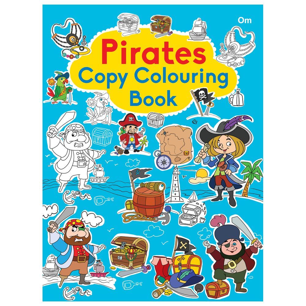 Pirate Copy Colouring Book