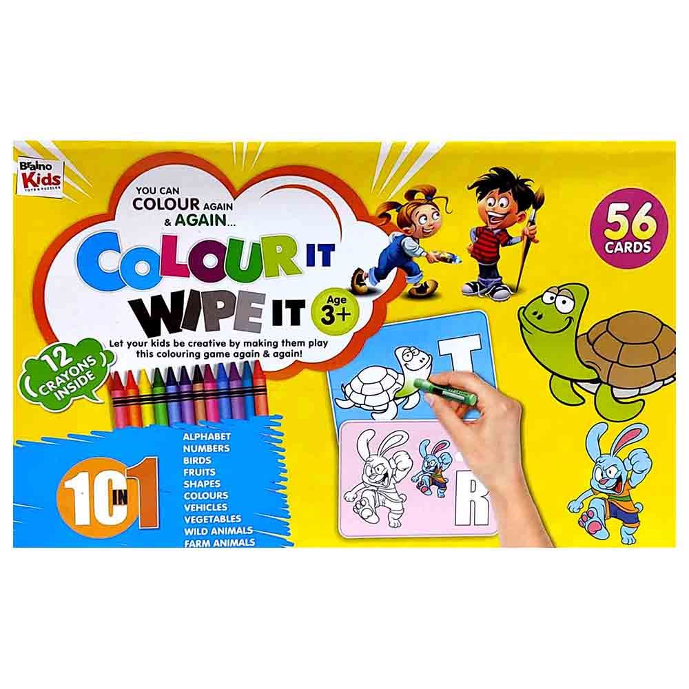 10-in-1 Colour It Wipe It Cards