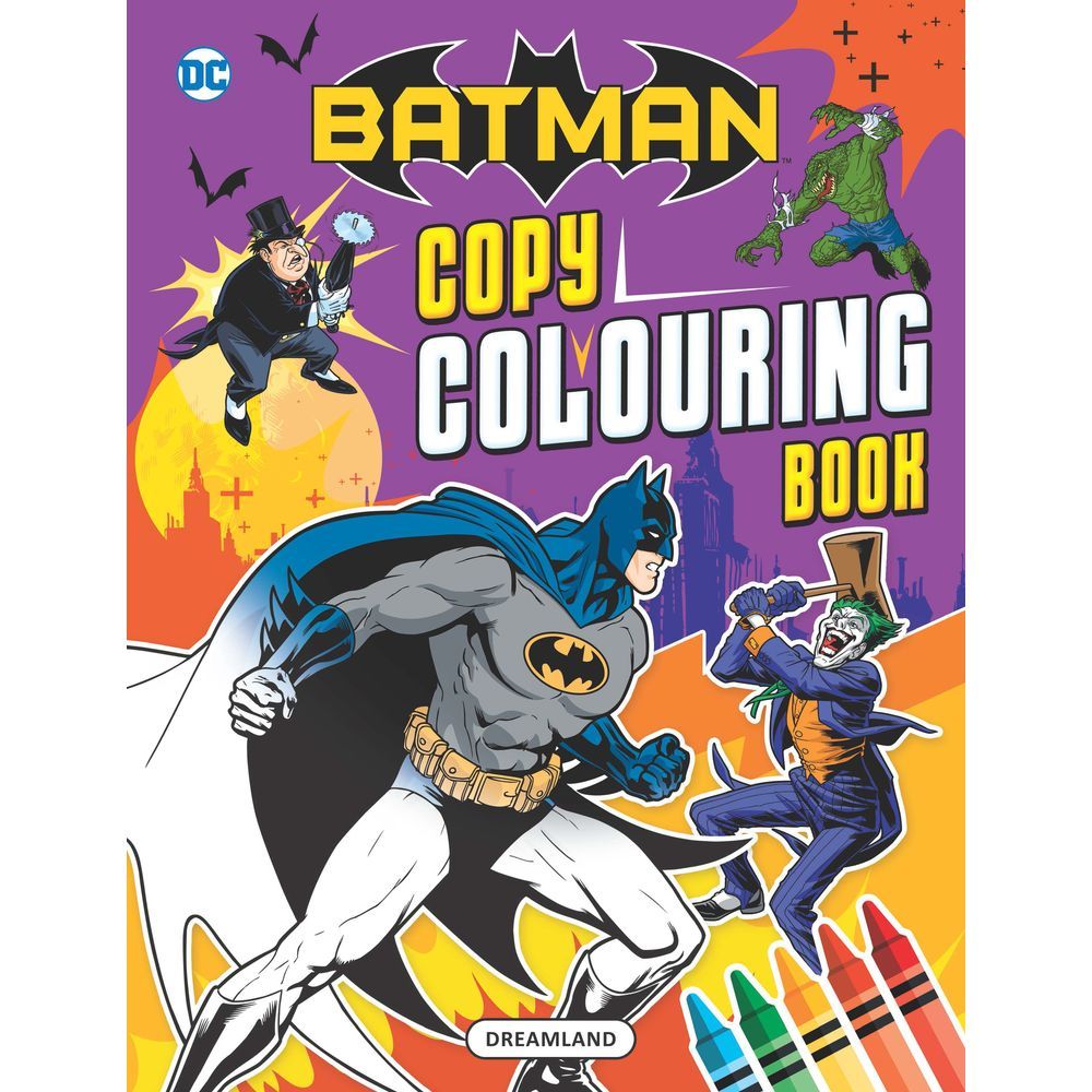 Batman Copy Colouring Book