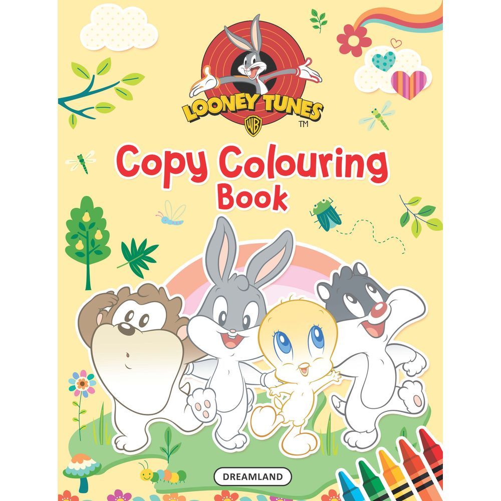 Looney Tunes Copy Colouring Book