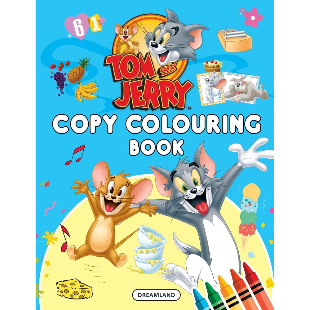 Tom And Jerry Copy Colouring Book