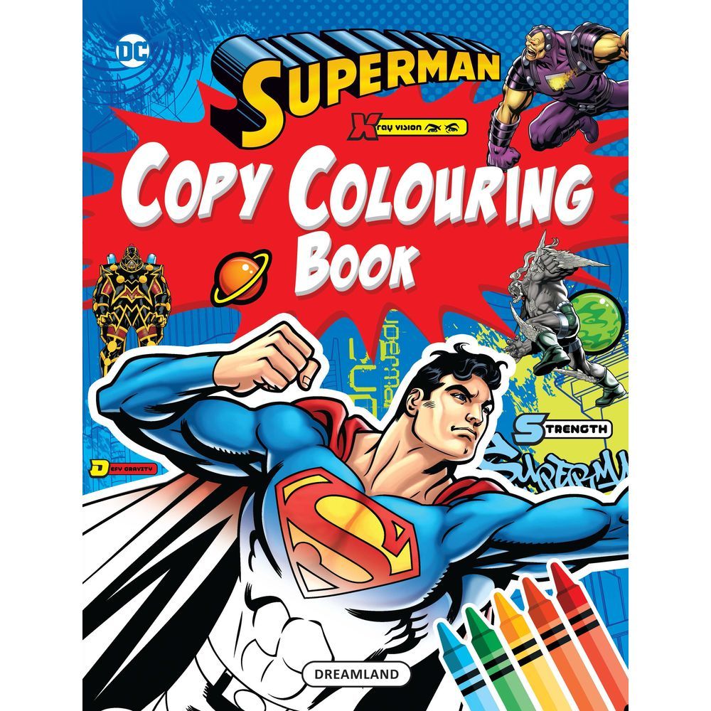 Superman Copy Colouring Book 1