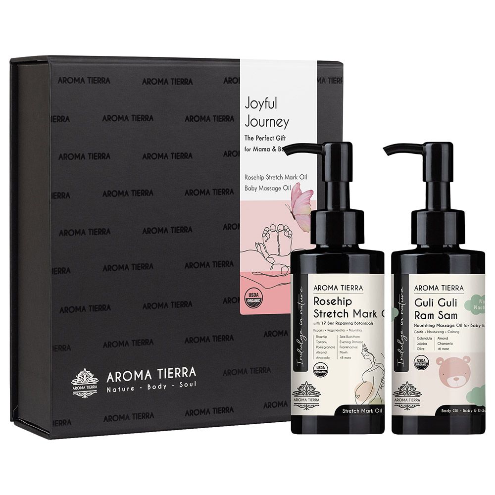 Aroma Tierra - Joyful Journey Body Oil Gift Set - 2pcs