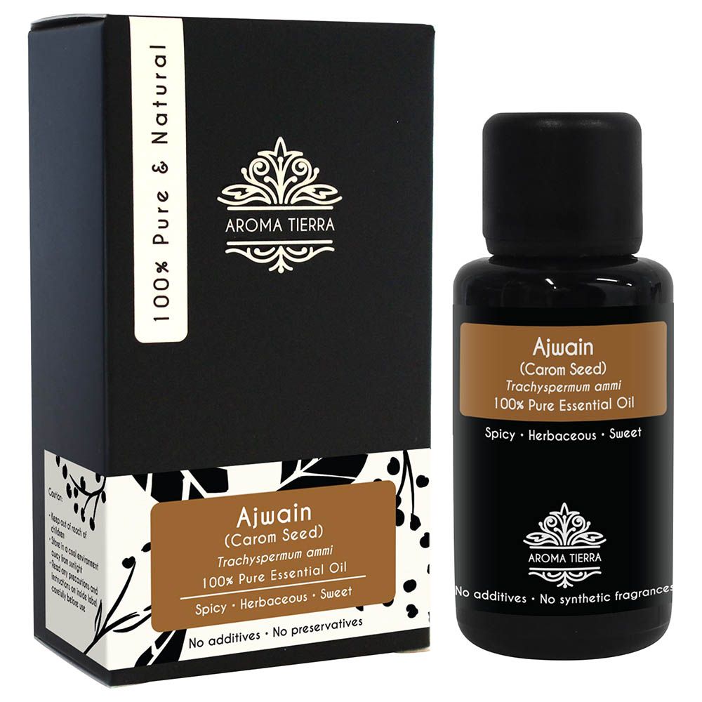 Aroma Tierra - Ajwain Essential Oil - Carom Seed - 30ml