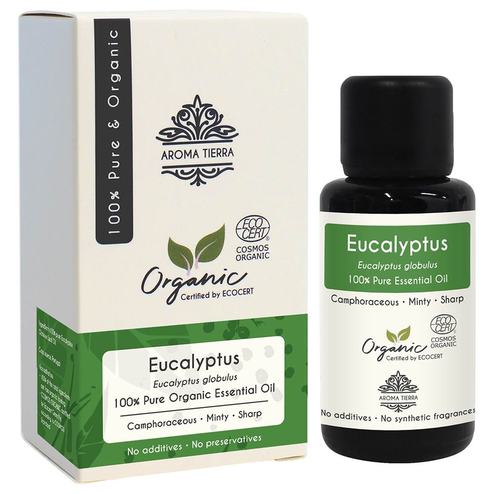 Aroma Tierra - Organic Eucalyptus Essential Oil - 30ml