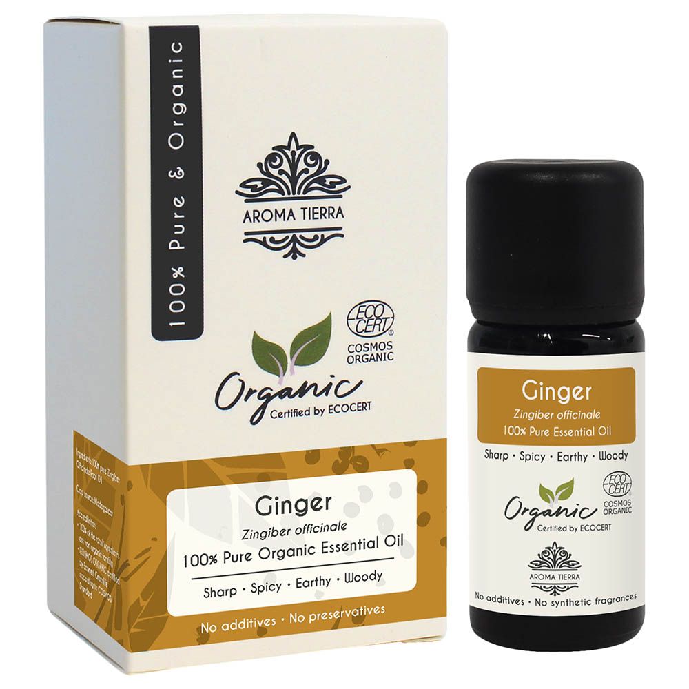 Aroma Tierra - Organic Ginger Essential Oil - 10ml