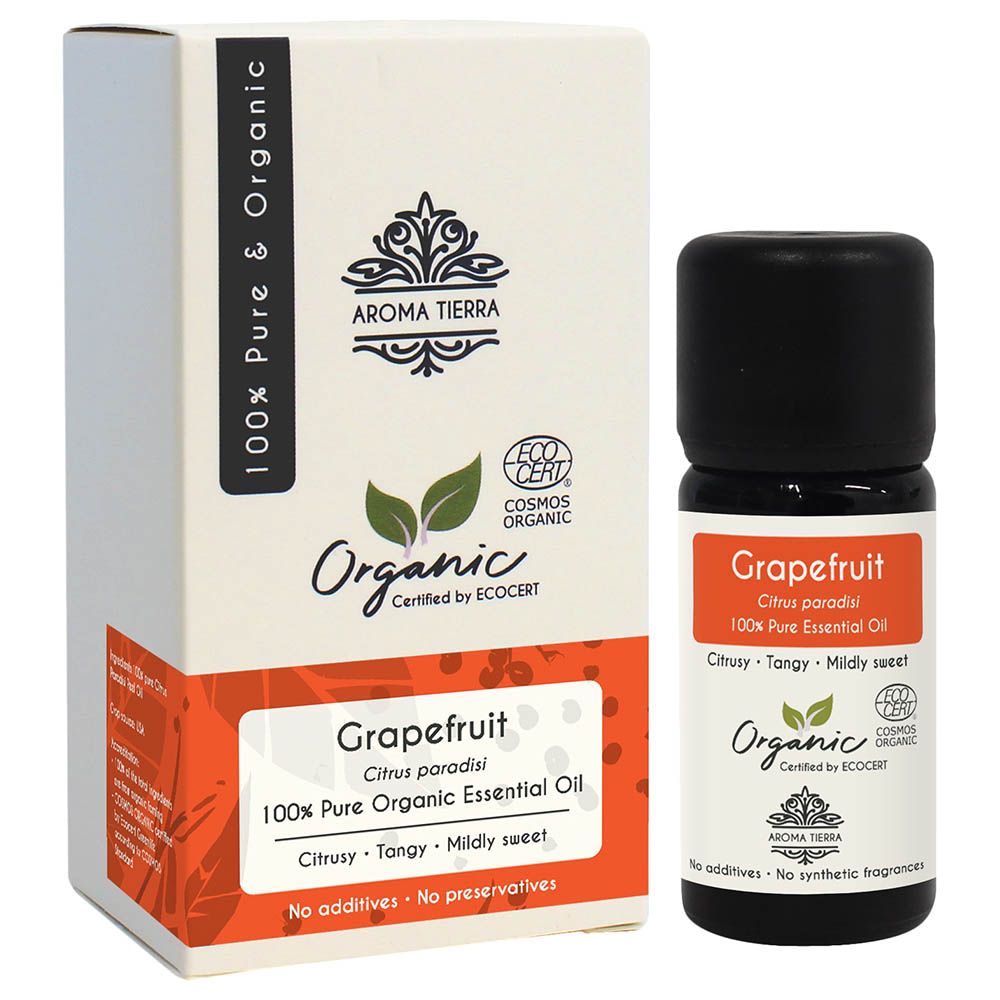 Aroma Tierra - Organic Grapefruit Essential Oil - 10ml