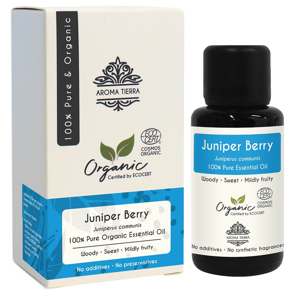 Aroma Tierra - Organic Juniper Berry Essential Oil - 30ml