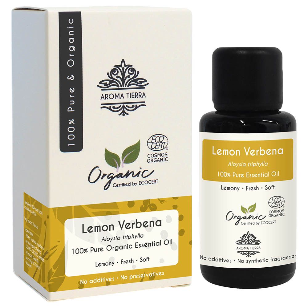 Aroma Tierra - Organic Lemon Verbena Essential Oil - 30ml