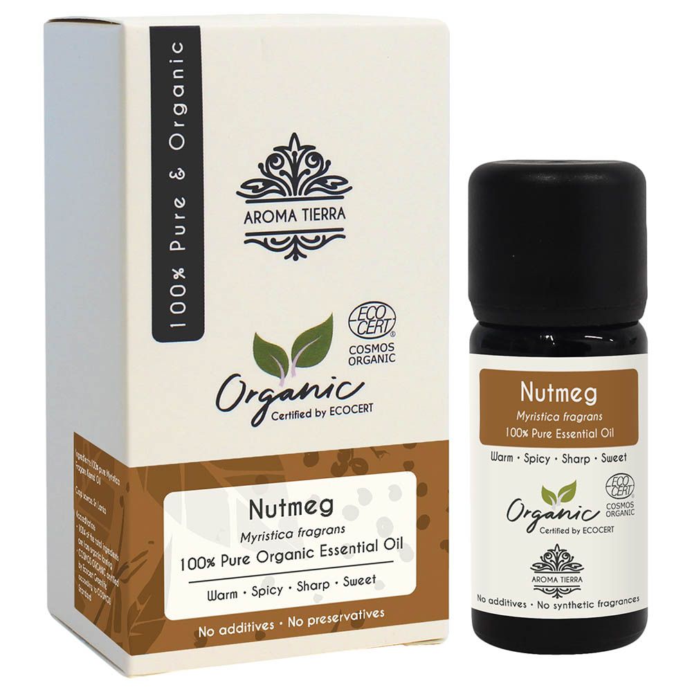 Aroma Tierra - Organic Nutmeg Essential Oil - 10ml