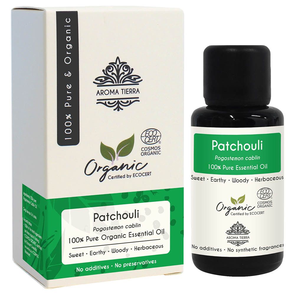 Aroma Tierra - Organic Patchouli Essential Oil - 30ml