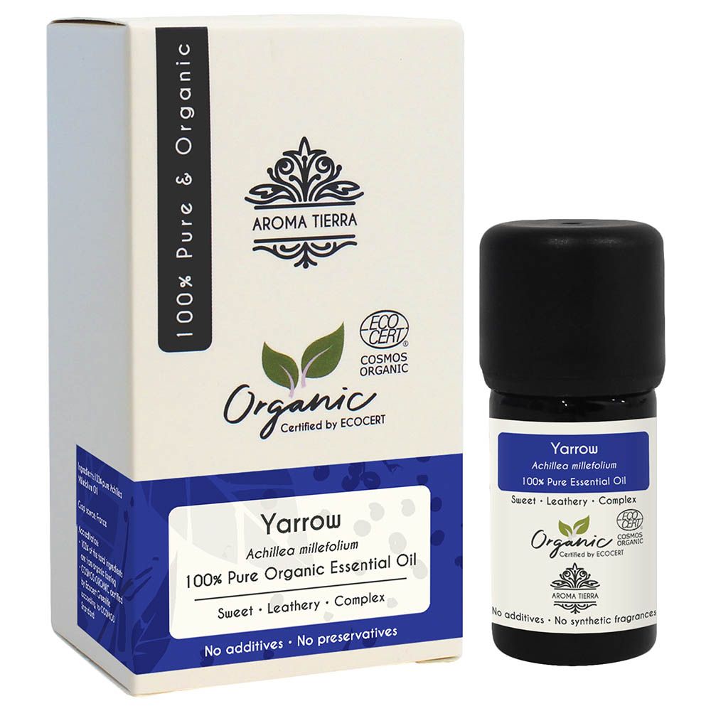 Aroma Tierra - Organic Yarrow Essential Oil - 5ml