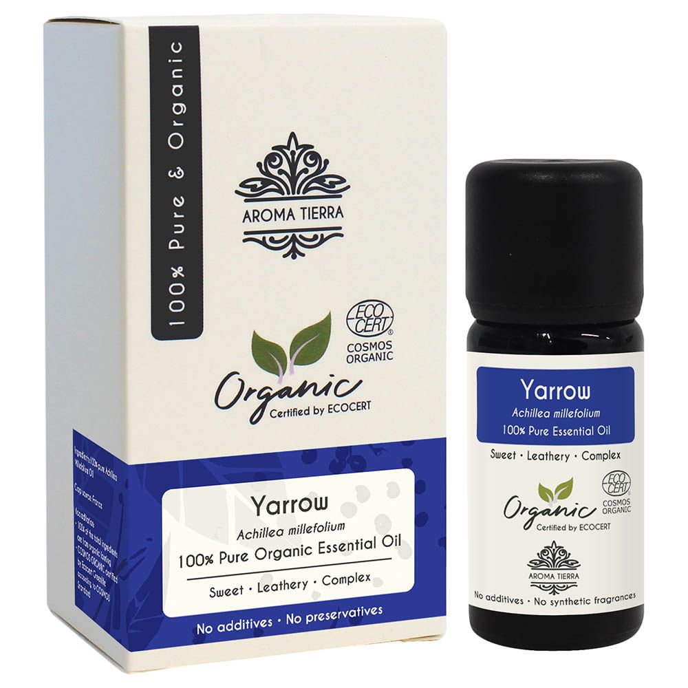 Aroma Tierra - Organic Yarrow Essential Oil - 10ml