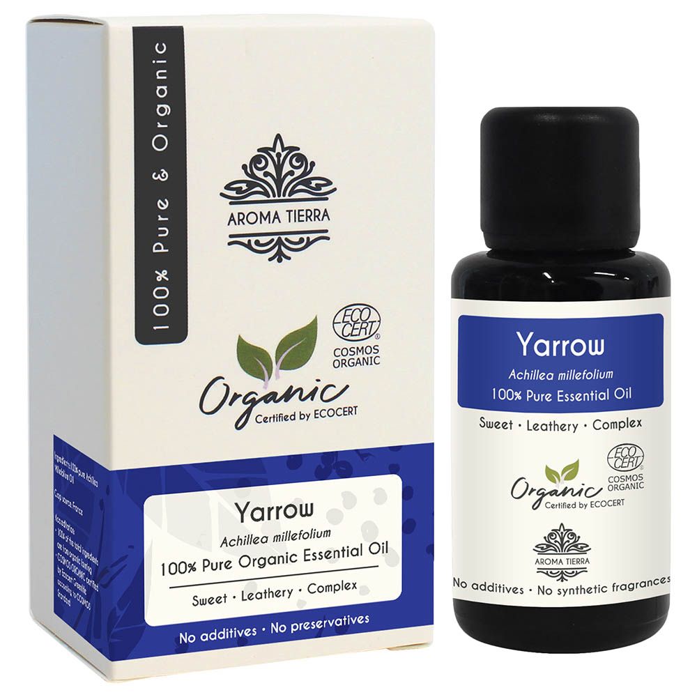 Aroma Tierra - Organic Yarrow Essential Oil - 30ml