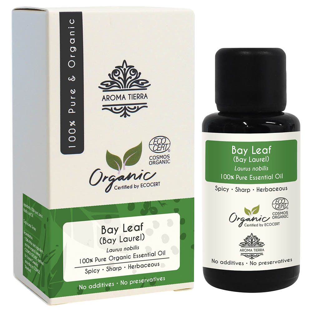 Aroma Tierra - Organic Bay Leaf Essential Oil - 30ml