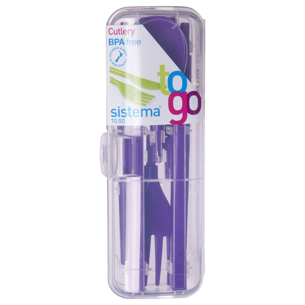 Sistema - Cutlery To Go - Purple