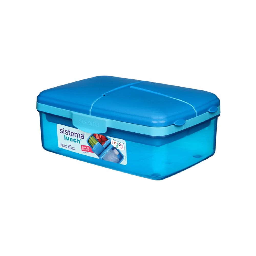 Sistema - Slimline Quaddie Coloured 1.5L - Blue