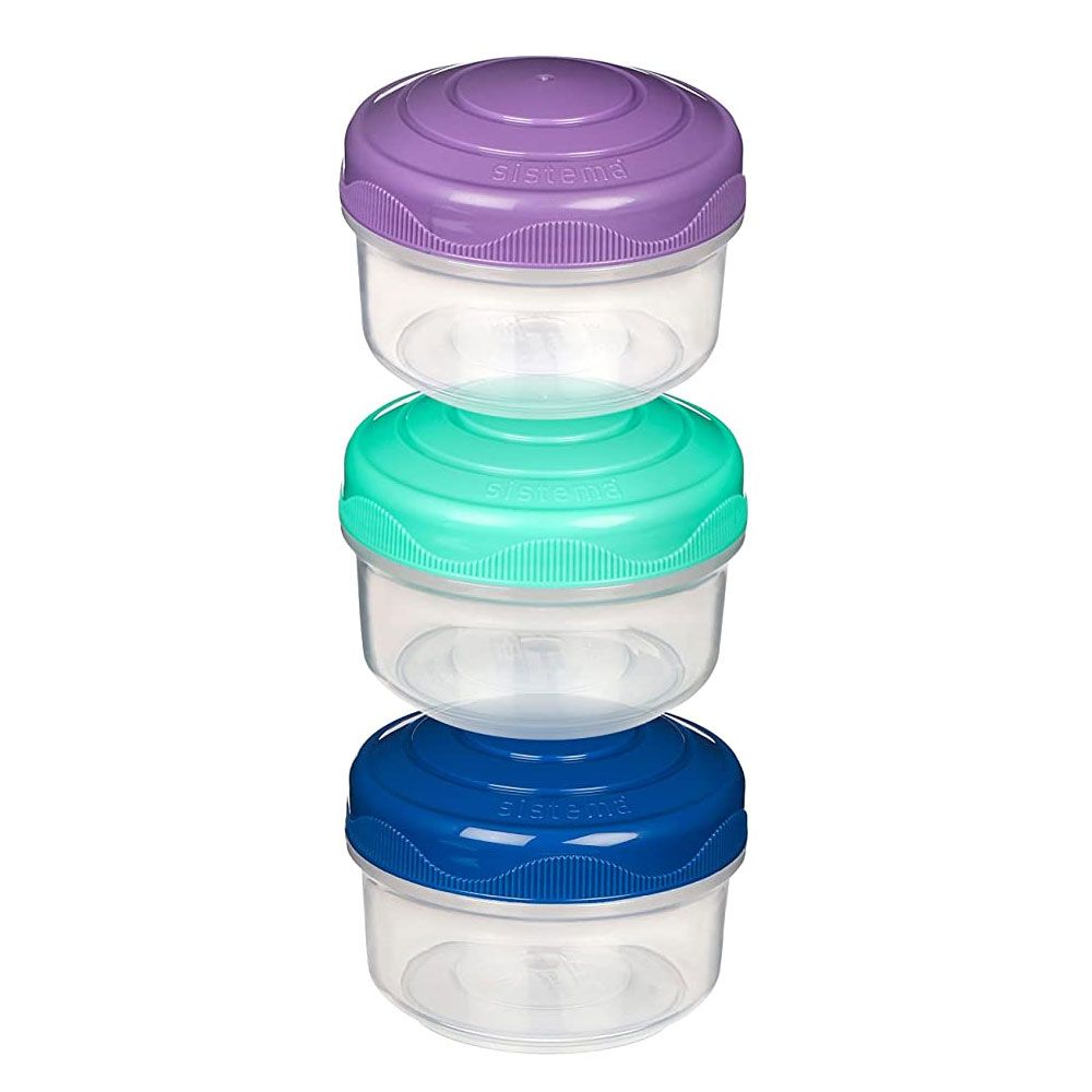 Sistema - Mini Bites To Go 3 Pack 130ml