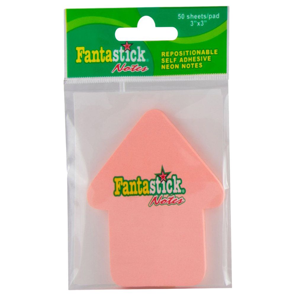 Fantastick - Stick Notes Fluorescent Arrow Pink