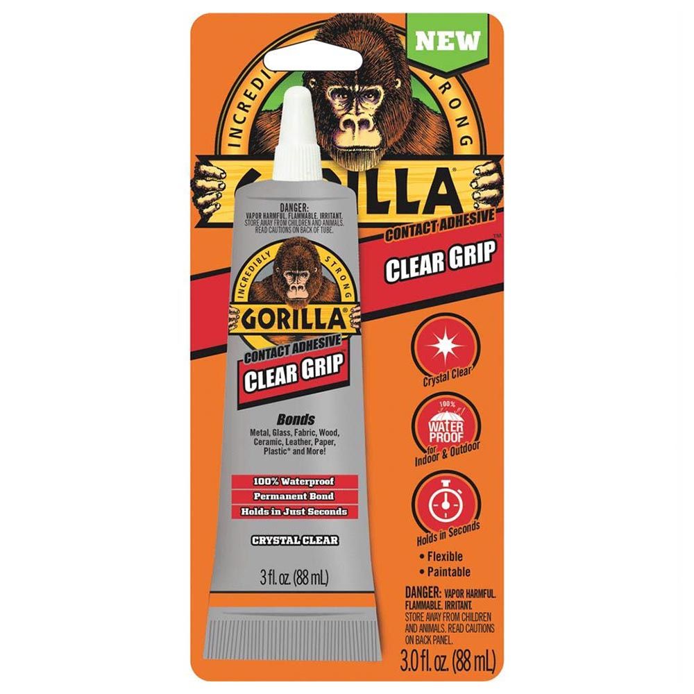 Gorilla - Contact Adhesive Clear Grip Tube 88ml