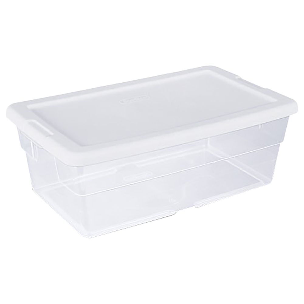 Sterilite - 6Qt Storage Box White Lid