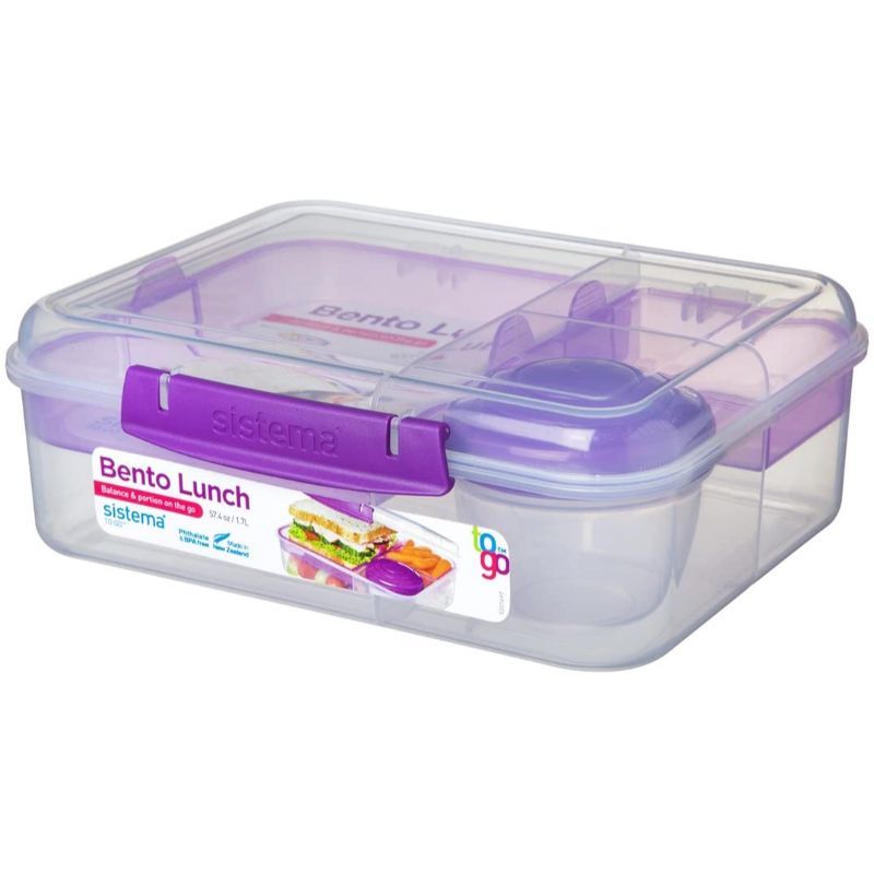 Sistema Bento Lunch To Go 1.65L - Purple