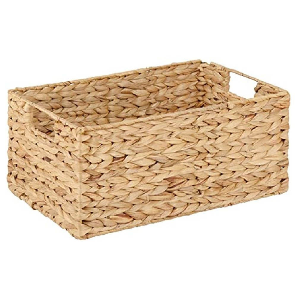 Homesmiths - Natural Water Hyacinth Storage Bins - Medium - 40x26x18cm