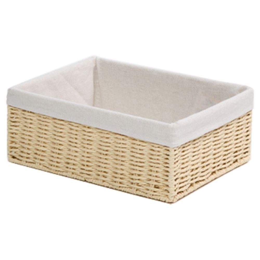 Homesmiths - Small Storage Basket W/ Liner - Natural