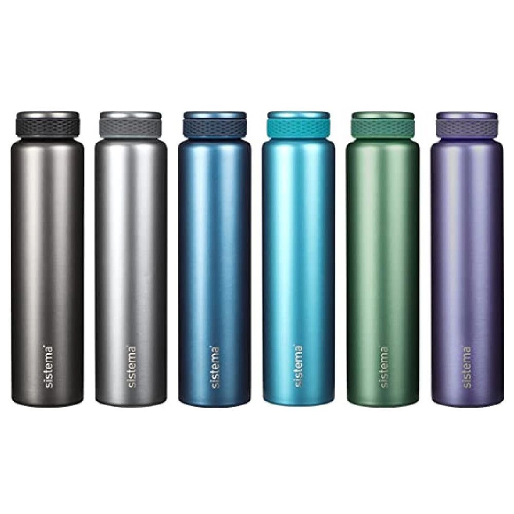 Sistema - Chic Stainless Steel Bottle - 280ml - Color May Vary